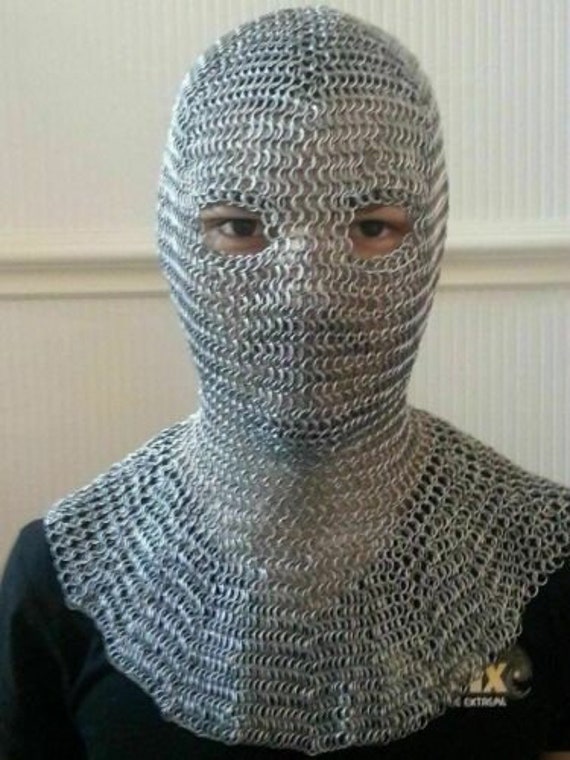Chainmail gloves for medieval armour ALUMINIUM CHAINMAIL RING
