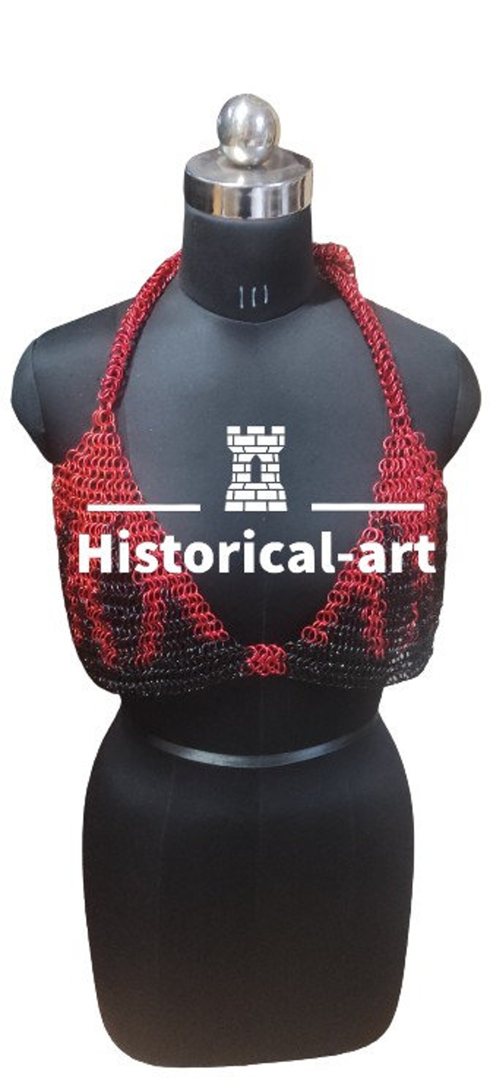 COLOURFUL CHAINMAIL BRA Medieval Antique style Mejor regalo Etsy España
