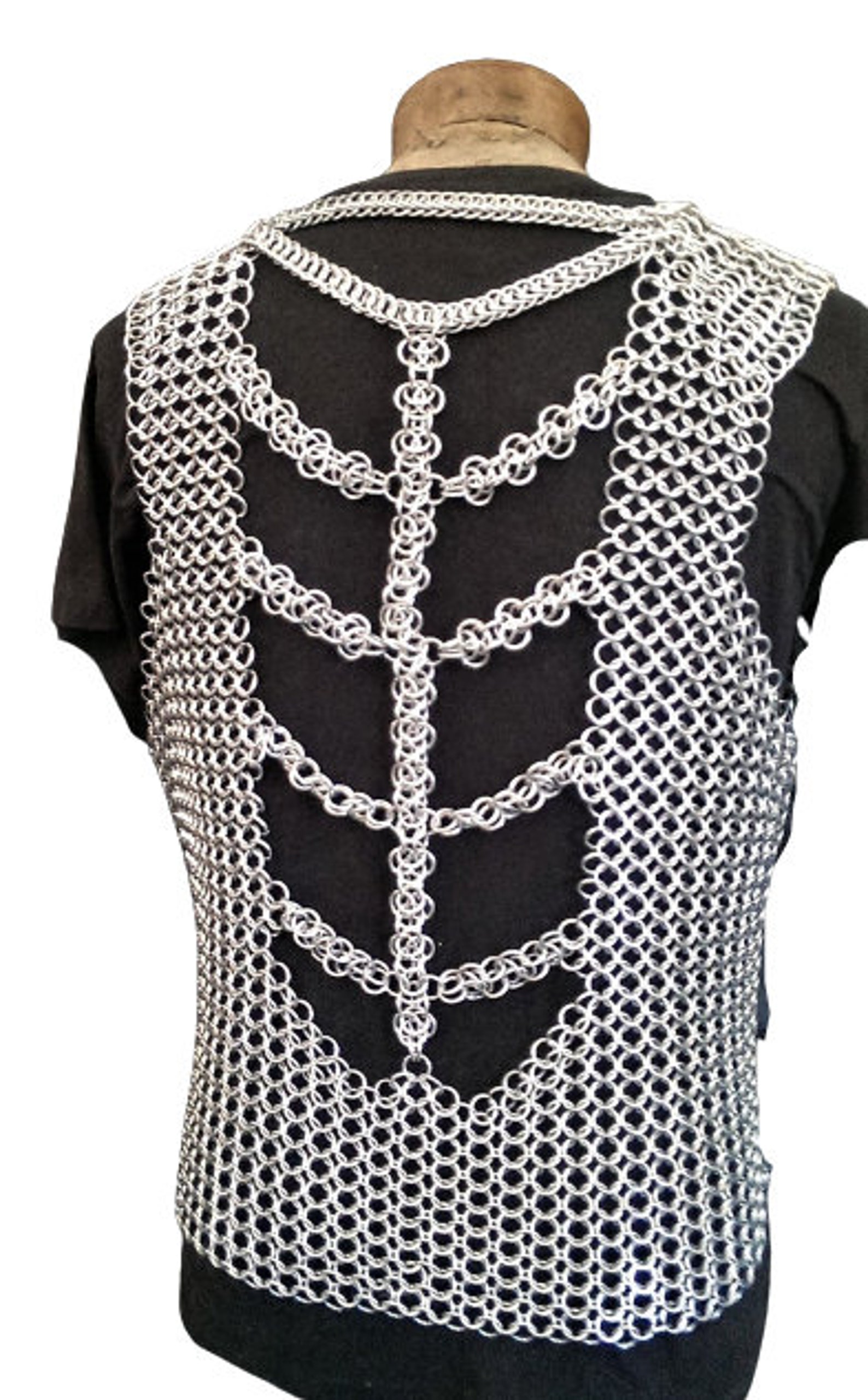 Handmade Chainmaille Shirt Aluminum Chainmail Vest for Combat Etsy