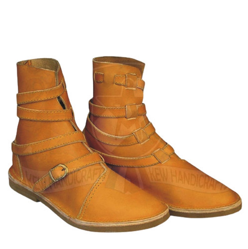 Antique fight shoes viking Roman Medieval Leather Boot Armor Foo Antique fight shoes viking Roman Medieval Leather Boot Armor Foo