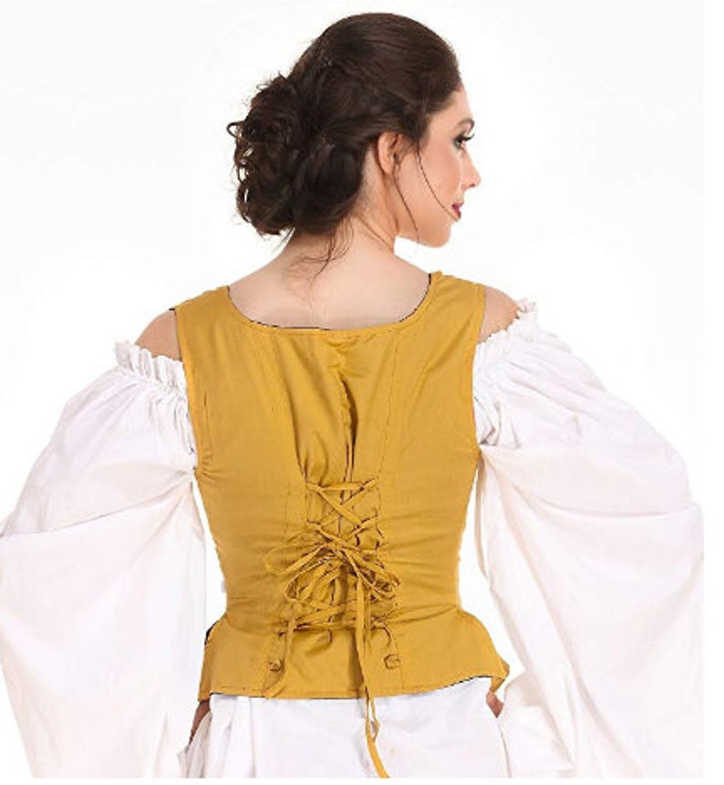 Medieval Wench Pirate Renaissance Cosplay Costume Peasant Bodice