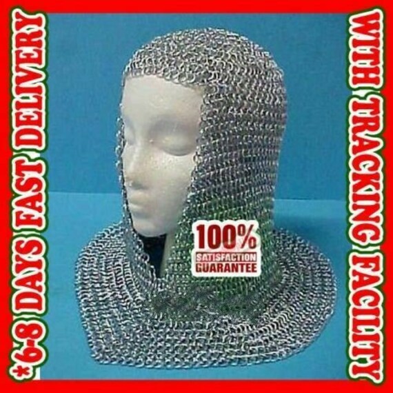 Chainmail gloves for medieval armour ALUMINIUM CHAINMAIL RING