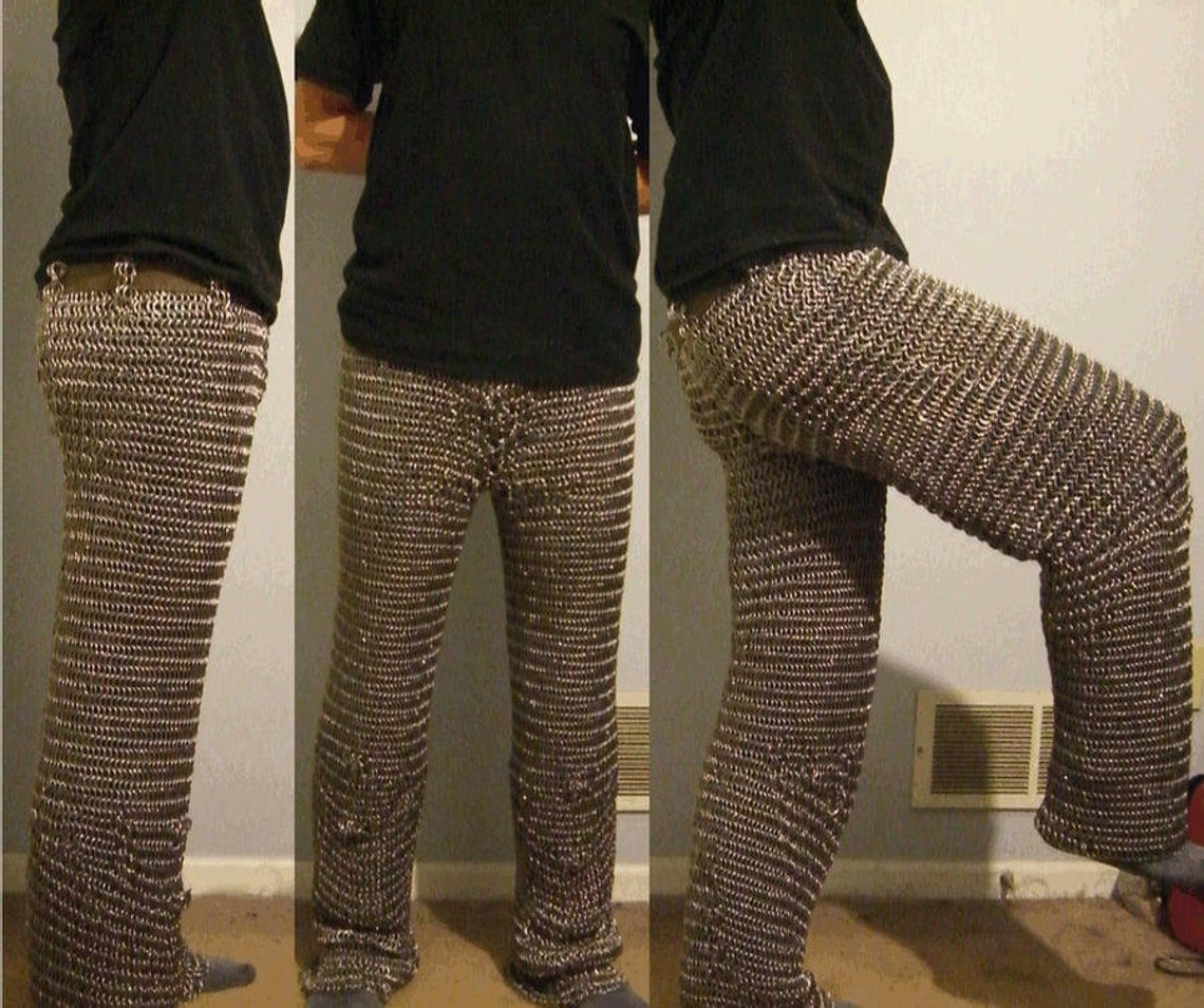 CHAINMAIL LEGGING ALUMINIUM Ring 6in1 Pants Etsy