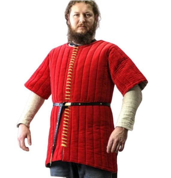 Middeleeuwse Dikke Gewatteerde Gambeson pak van armor gewatteerde kostuums theater larp Kleding Gender-neutrale kleding volwassenen Pakken 