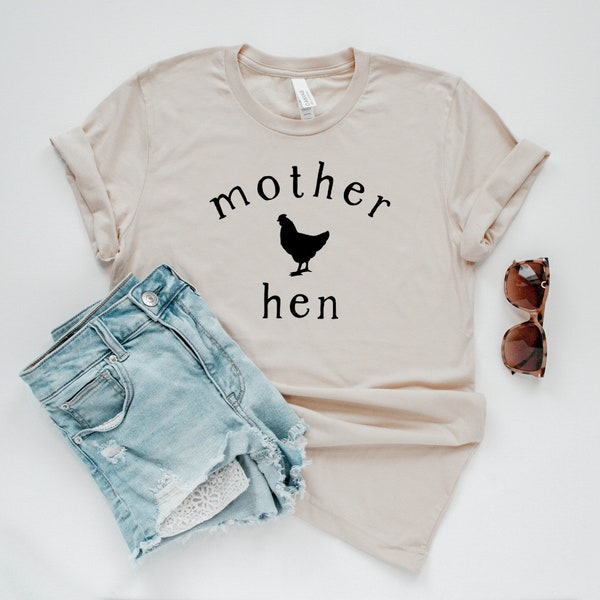 Mother Hen Tee | I Love Hens | Chicken Shirts | Hen Gifts | Mom Shirts | Mama T-Shirts | Shirts for Mom | Mothers Day Gifts