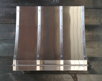 Handmade Stainless Steel Kitchen Range Hood: Custom Traditional Design
