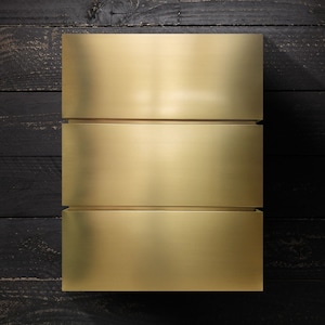 Brass Range Hood - Custom Vent Hood Box Design - Stove Cover for Kitchen Vent - Range Hood for Luxury Kitchens - Modern Kitchen Decor