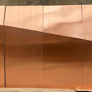Custom Copper Decorative Panels - Made to Order | Hammered Copper Wall Art | Choose Your Dimensions, Finish & Patina