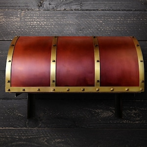 Copper Range Hood with Brass Straps - Barrel Shape Range Hood - Stove Cover for Kitchen Vent - High Quality Wall Mount Hood - Housewarming
