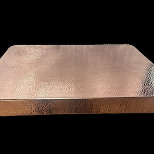 Copper Table Top - Square - Hammered - Premium Dining Table