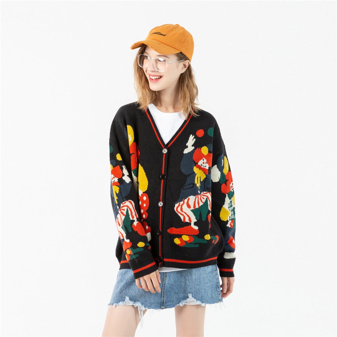 aelfric eden clown cardigan
