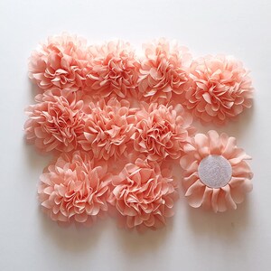 10x Pink Big Flower Craft