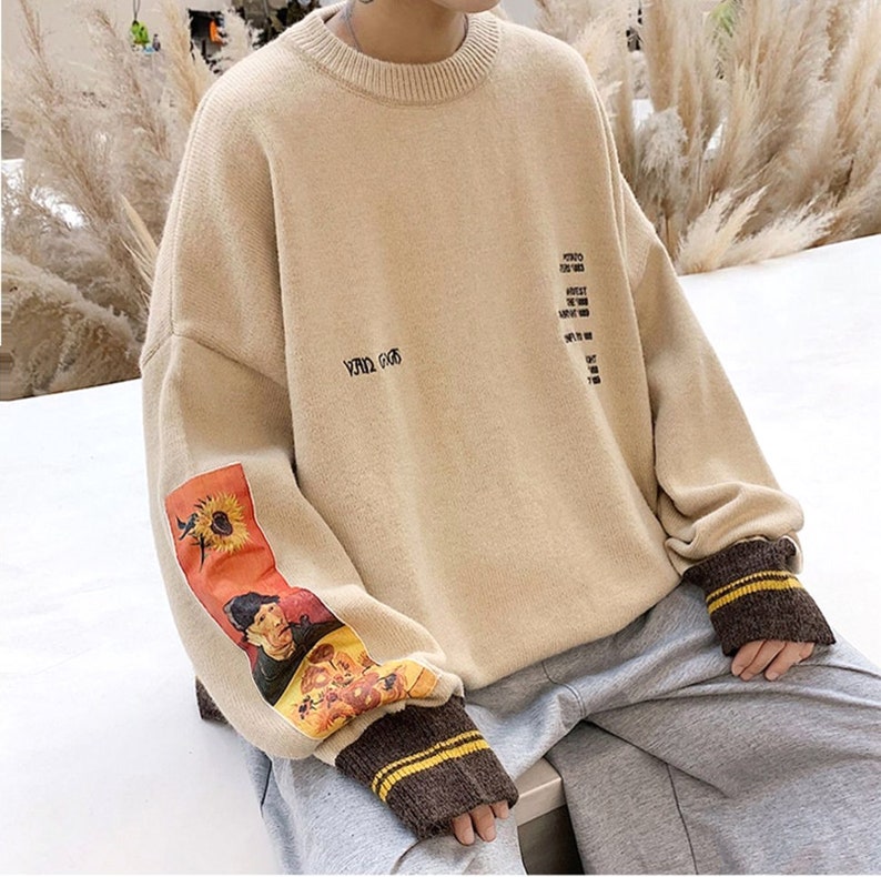 Van Gogh Painting UNISEX Sweater Jumper Long Sleeve | Etsy