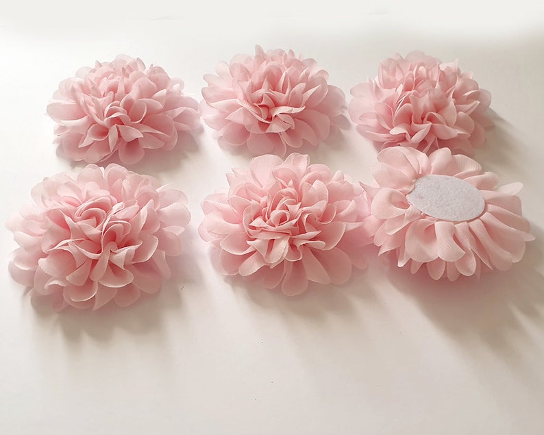 10x Pink Big Flower Craft