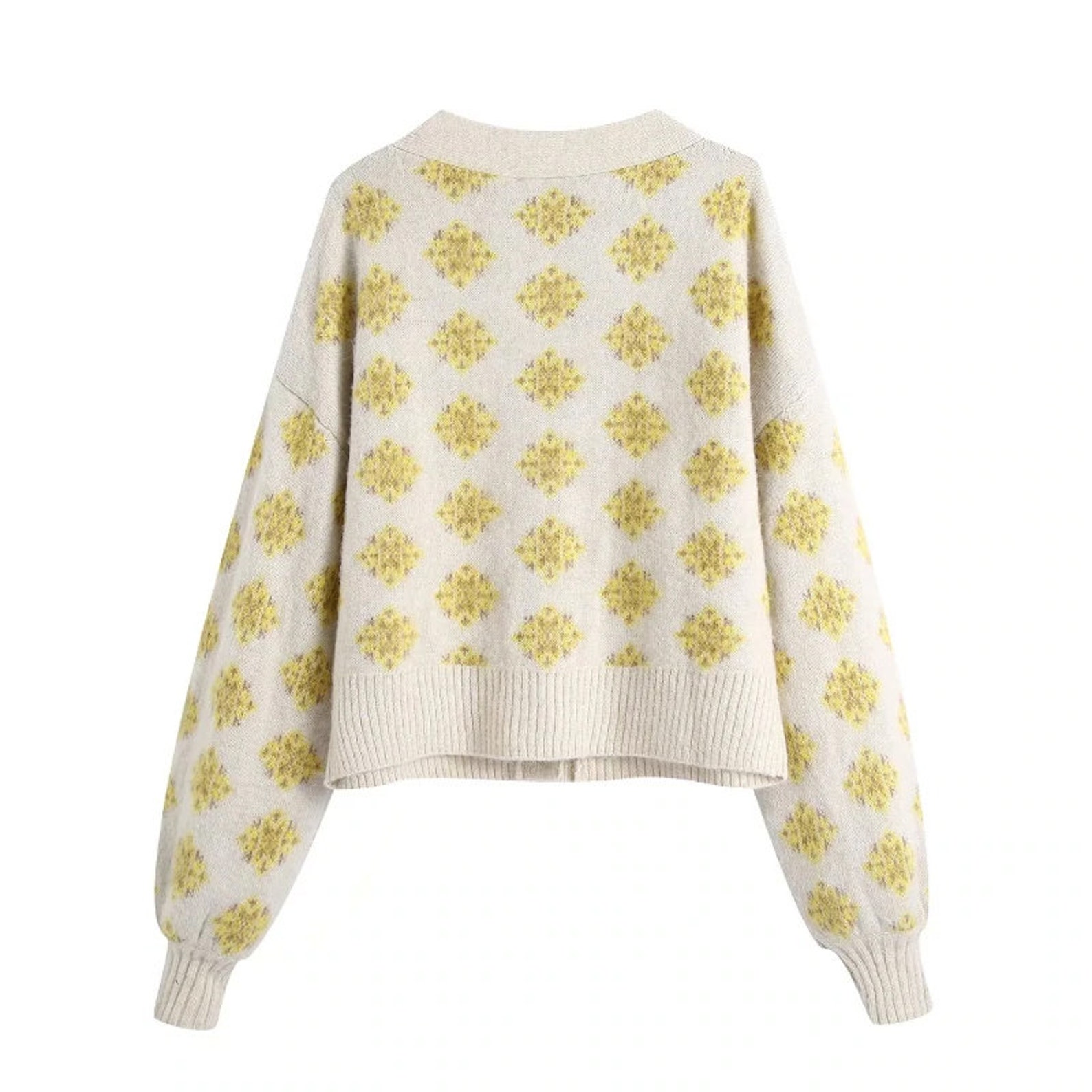 Flower Cardigan Sweater Long Sleeve Etsy