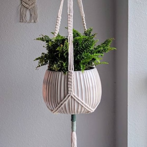 Color block Macrame Plant Hanger