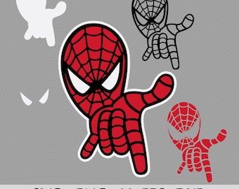Spiderman SVG layered file for cricut, Spiderman PNG, Spiderman drawing svg, Spider png, layered svg file for cricut