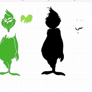 grinch standing svg