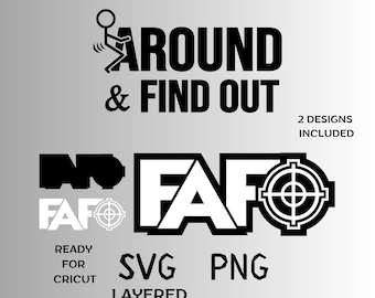 FAFO SVG files for Cricut layered file Fafo PNG Fafo shirt Fafo sticker Fafo t shirt design