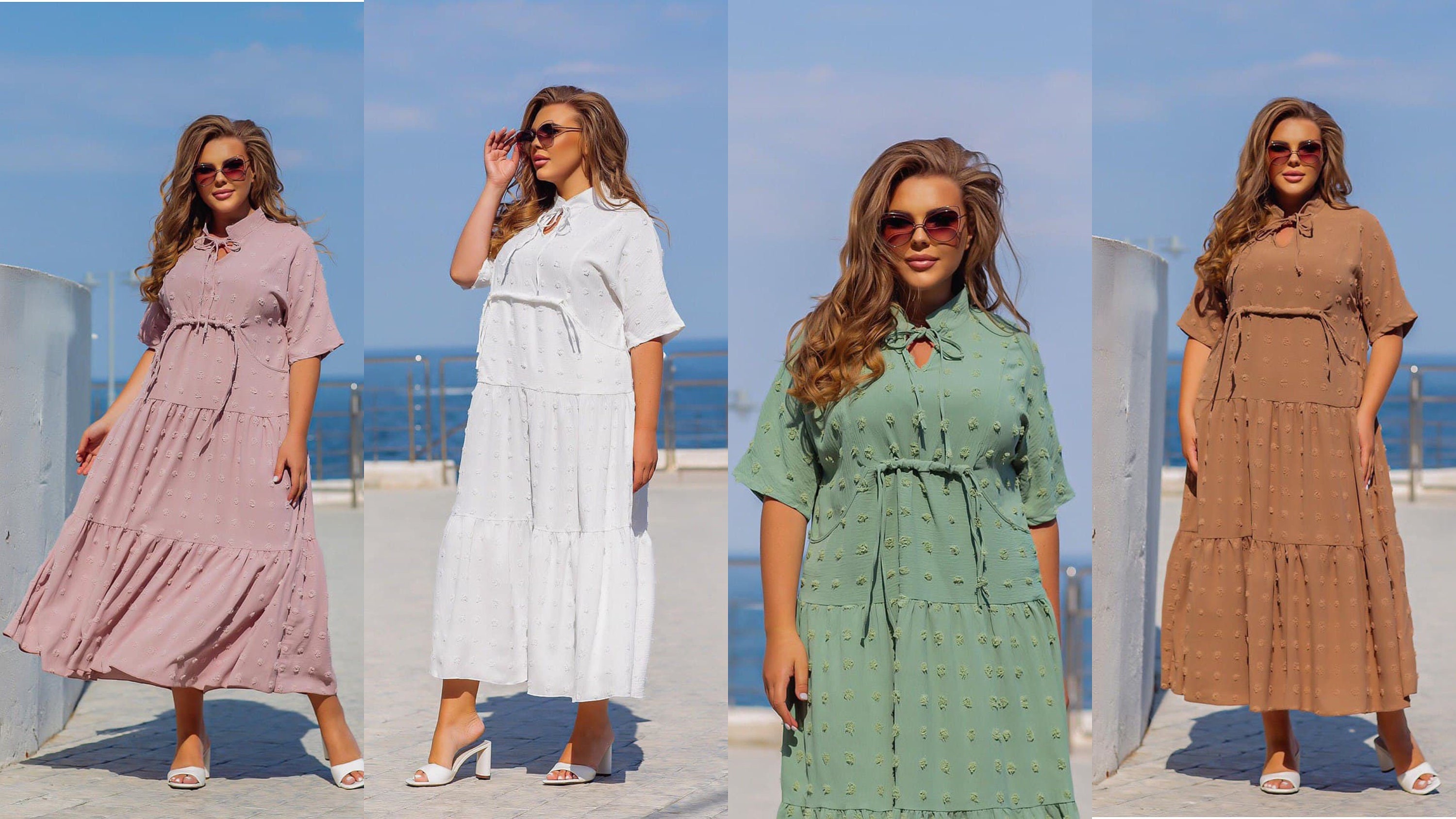 Beach wedding guest maxi flowy dress Long summer dress with Etsy