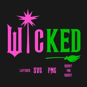 Wicked SVG Cricut Wicked sweatshirt print Wicked Ornament svg Minimal Wicked Musikalischen svg Wicked Ornament Wicked png Wicked überlagerte svg-Dateien