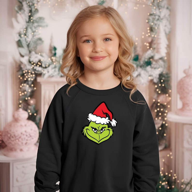 Christmas Grinch face SVG layered, grinch sweater, grinch png
