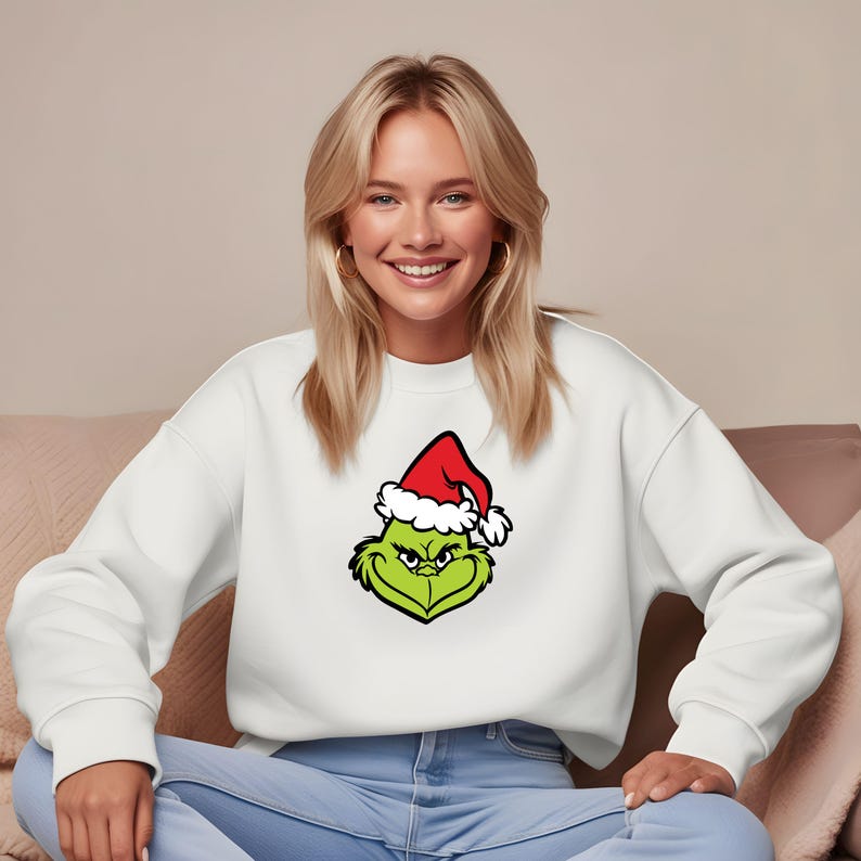 grinch hat svg, Christmas Grinch face SVG layered, santa hat svg, pink santa hat grinch svg, grinch svg layered
