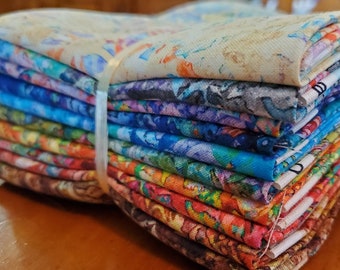 Fat Quarter Jungle Amis Paw Prints 100% coton quilting tissu-Dan Morris Fat Quarter Jungle Amis Paw Prints 100% coton quilting tissu-Dan Morris