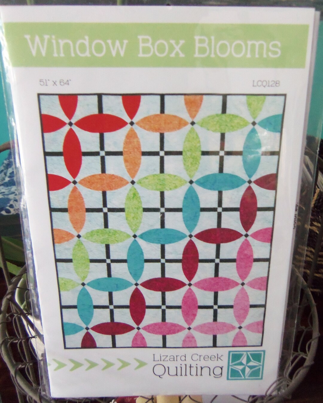 Window Box Blooms Quilt Pattern Measures 51 X Etsy
