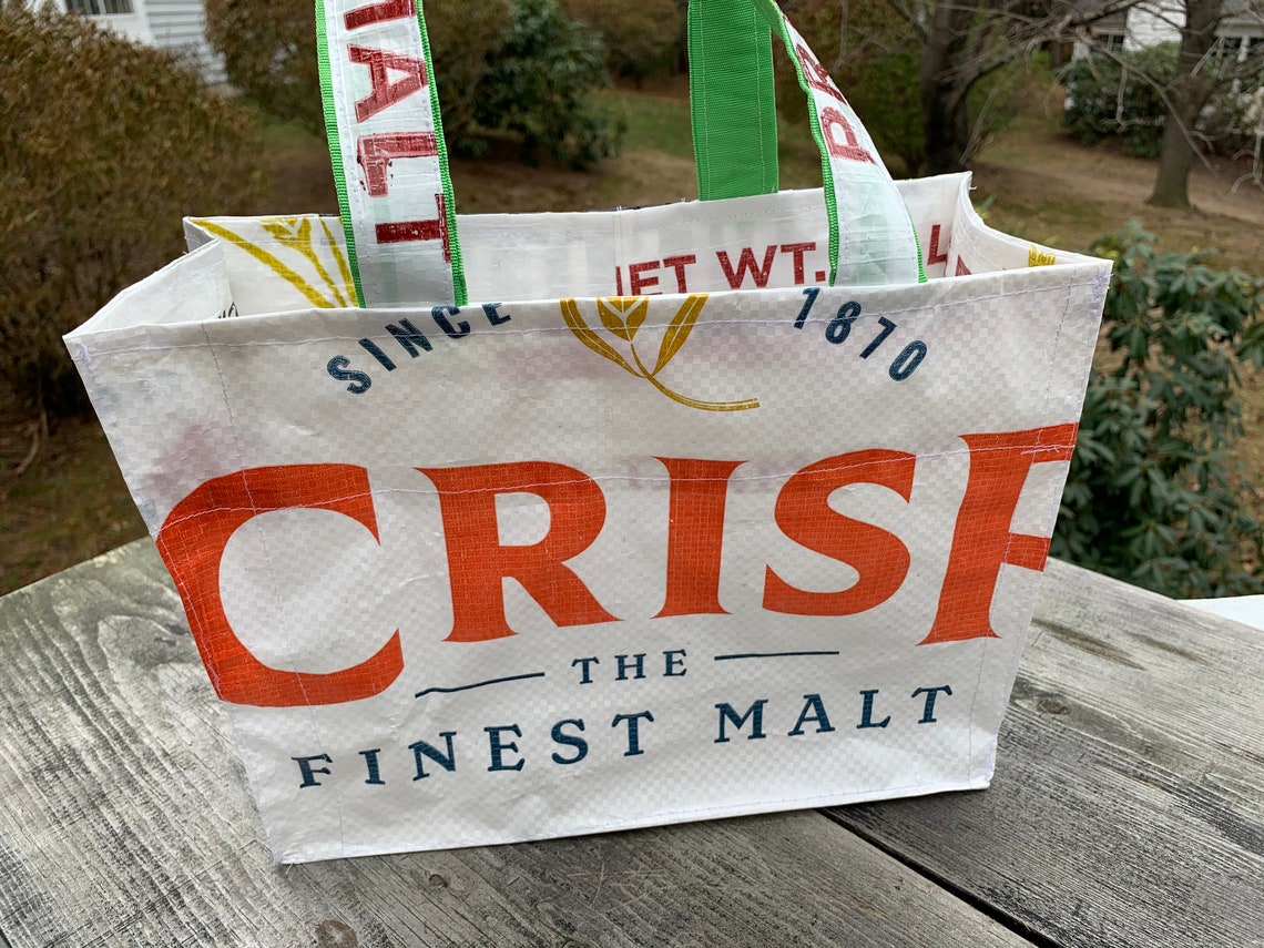 Craft Beer Bags Malt Bags Upcycled Into Sturdy Totes for Etsy