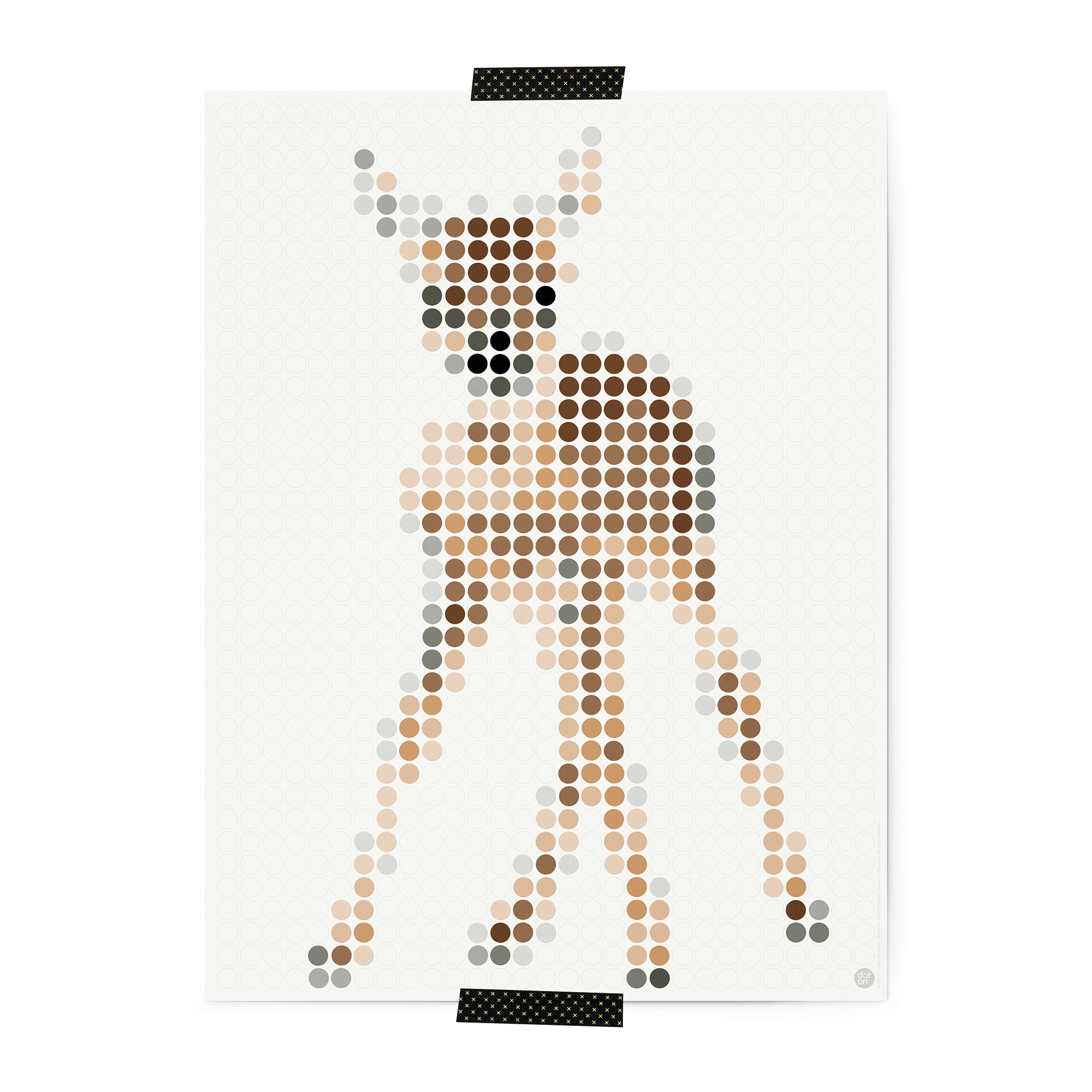 Diamond Painting - Pixel-Art - Geometric Deer