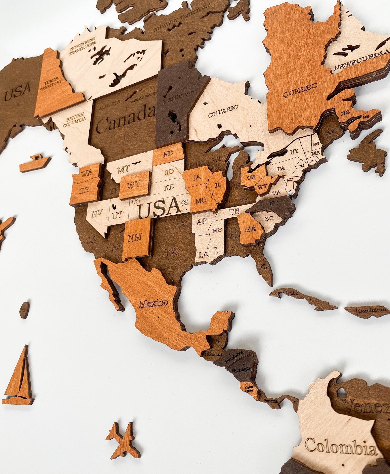 Wooden World Wall Map Puzzle Extra Large - vrogue.co