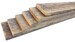 Bundle of 6 Reclaimed Wood Boards 12' | 18' | 24' | 32' | 36' - 3.5' | Weathered Barnwood Distressed Lumber | Farmhouse DIY 