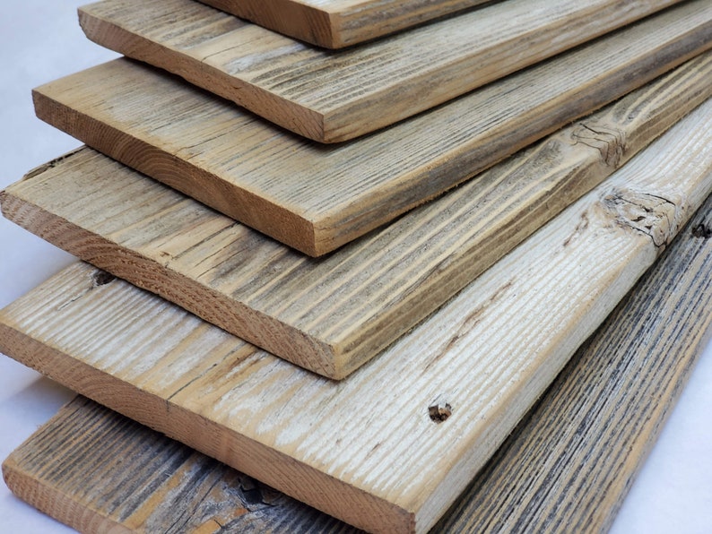 Reclaimed Cedar 5.5 Wood Plank Boards Bundles 12 Etsy
