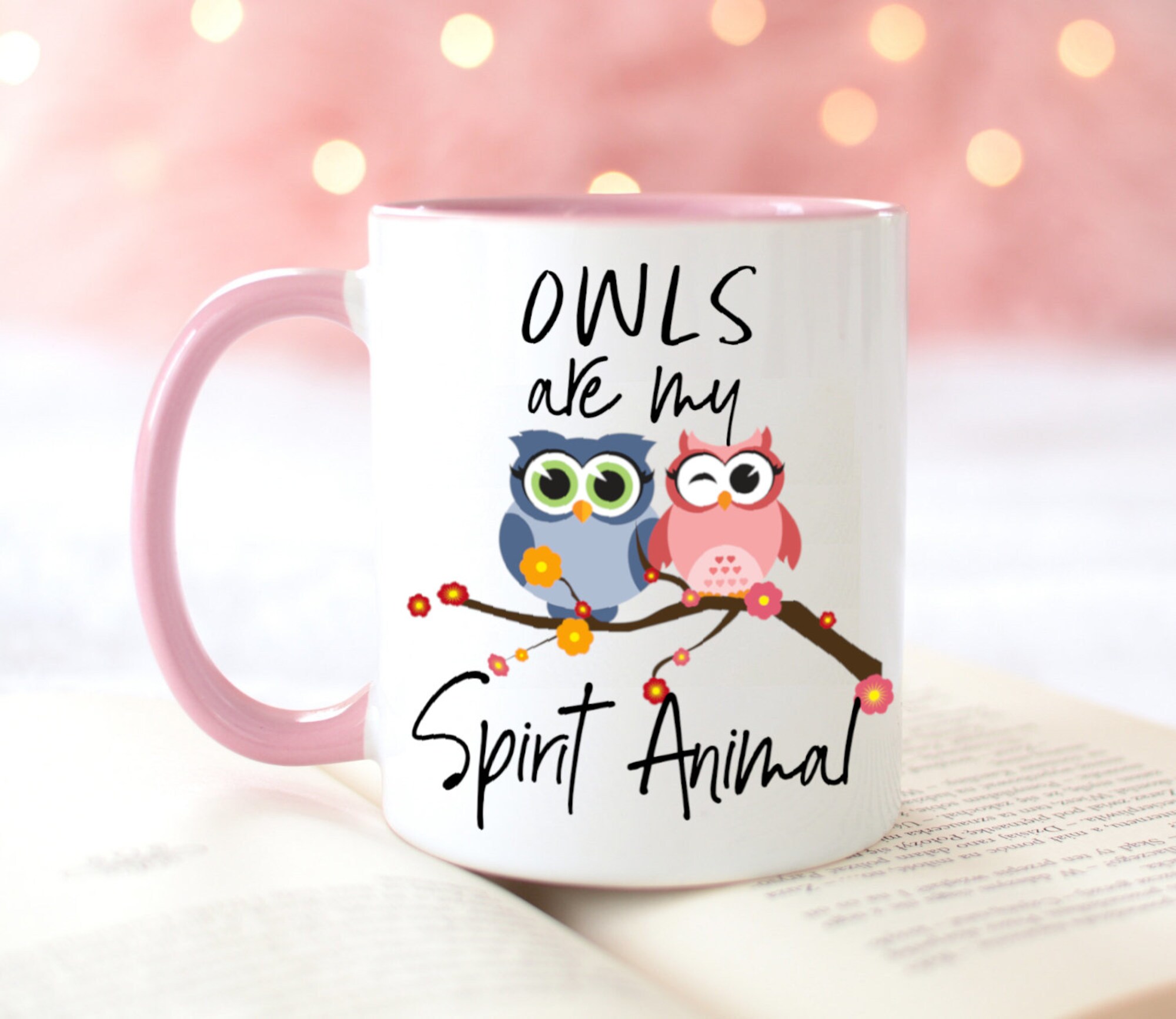 Owls Are My Spirit Animal Mug
