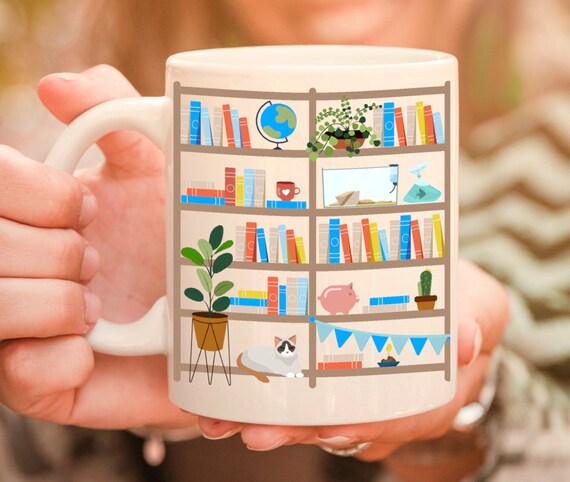 Book Lover Coffee Mug: Funny Bookworm Gift, Librarian Present