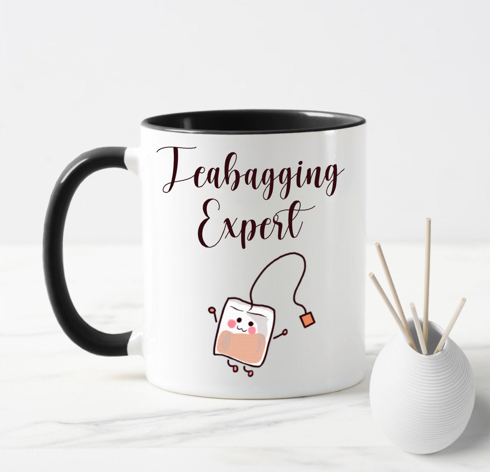 Funny Tea Mug. Teabagging Expert Mug Birthday Gift for Tea Etsy UK
