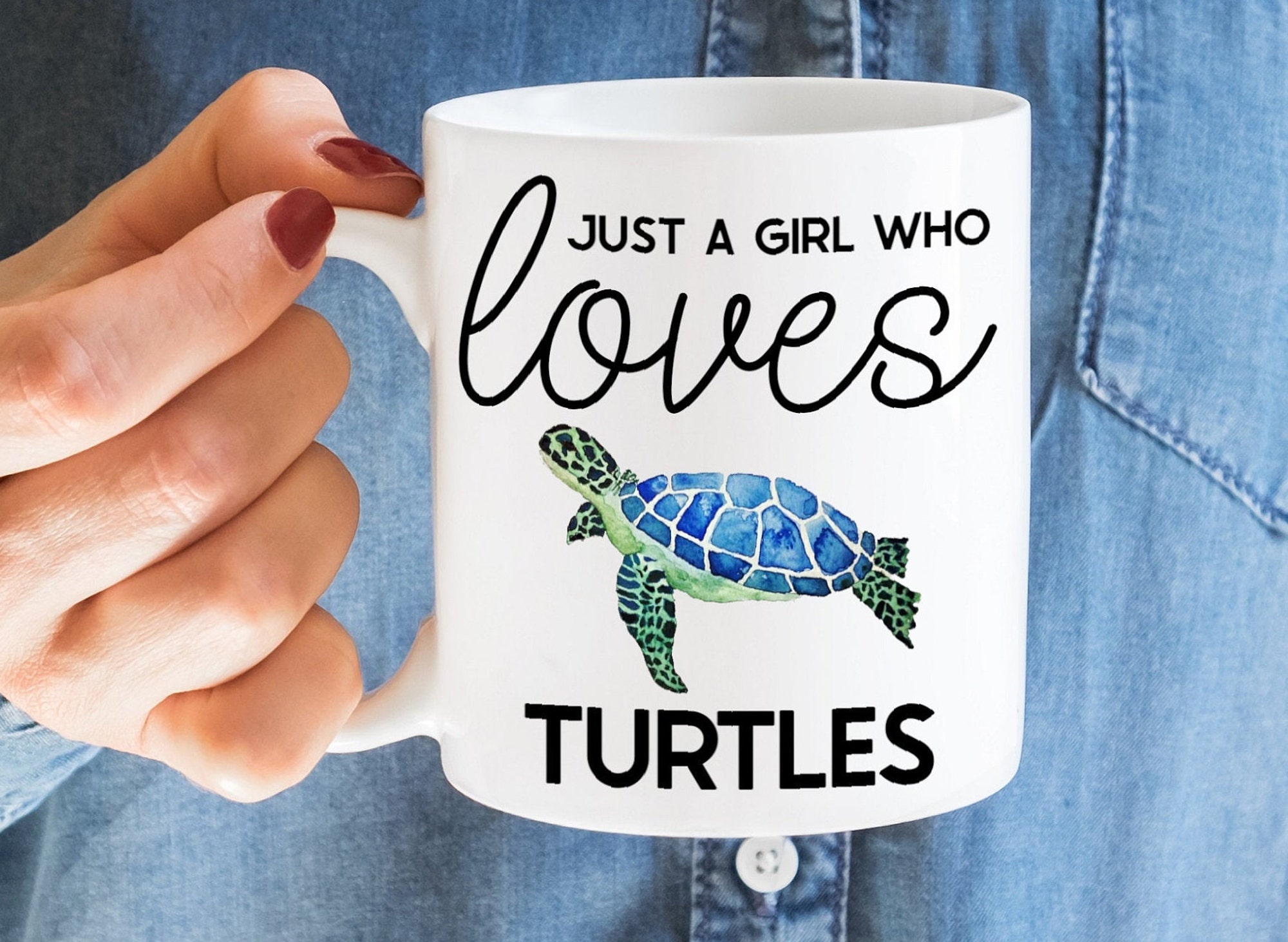 Just a Girl Who Loves Turtles Mug