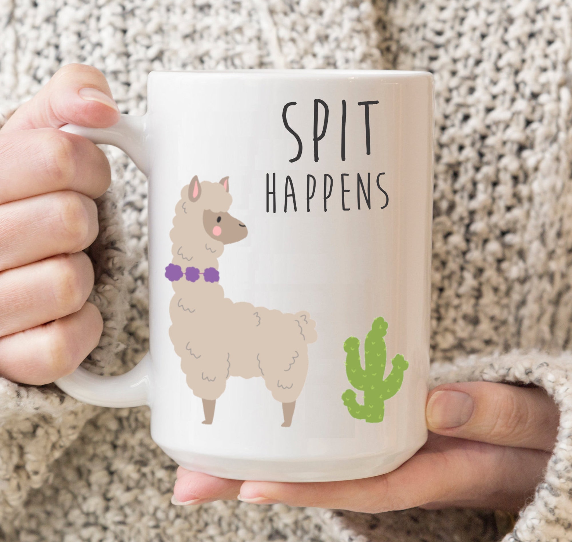 Discover Spit Happens Mug