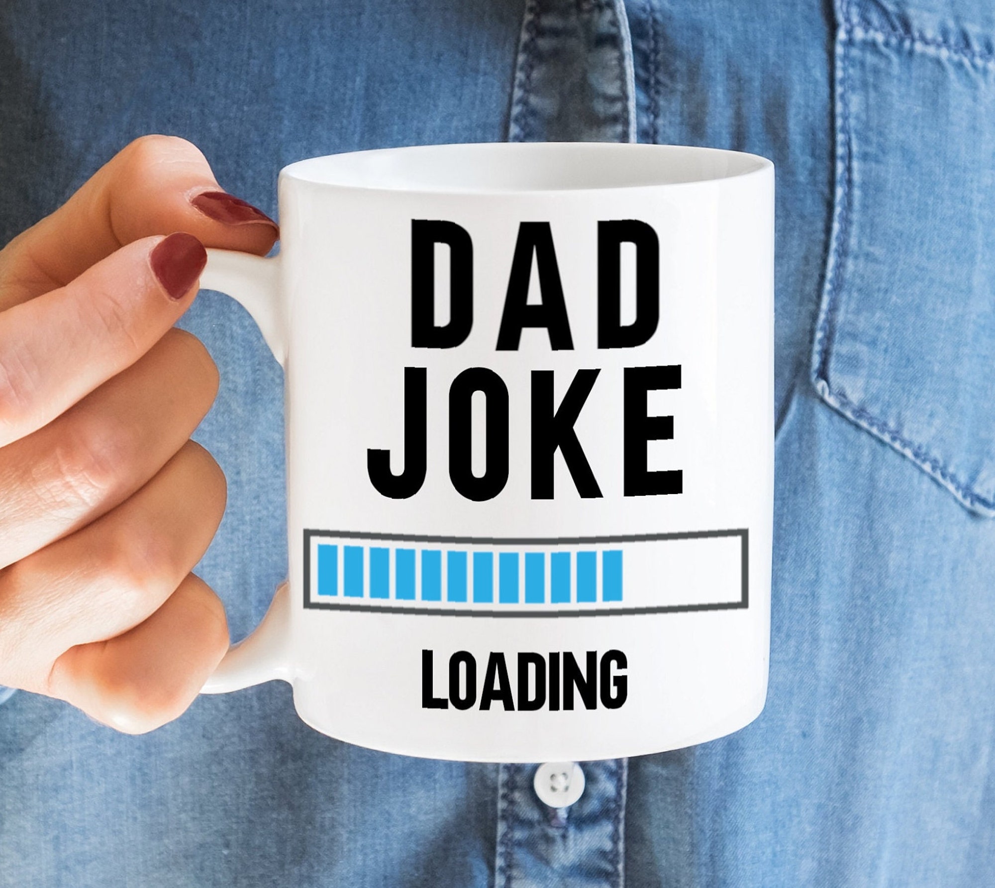 Discover Dad Joke Loading Mug