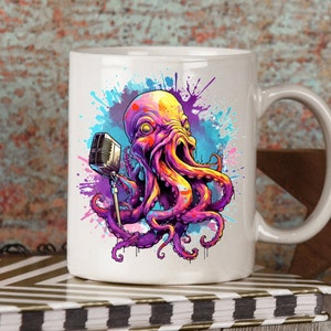 Octopus Mug, Octopus Coffee Mug, Octopus Coffee Cup, Cool Gift For Him, Her, Octopus Gifts for Women, Octopus Cup