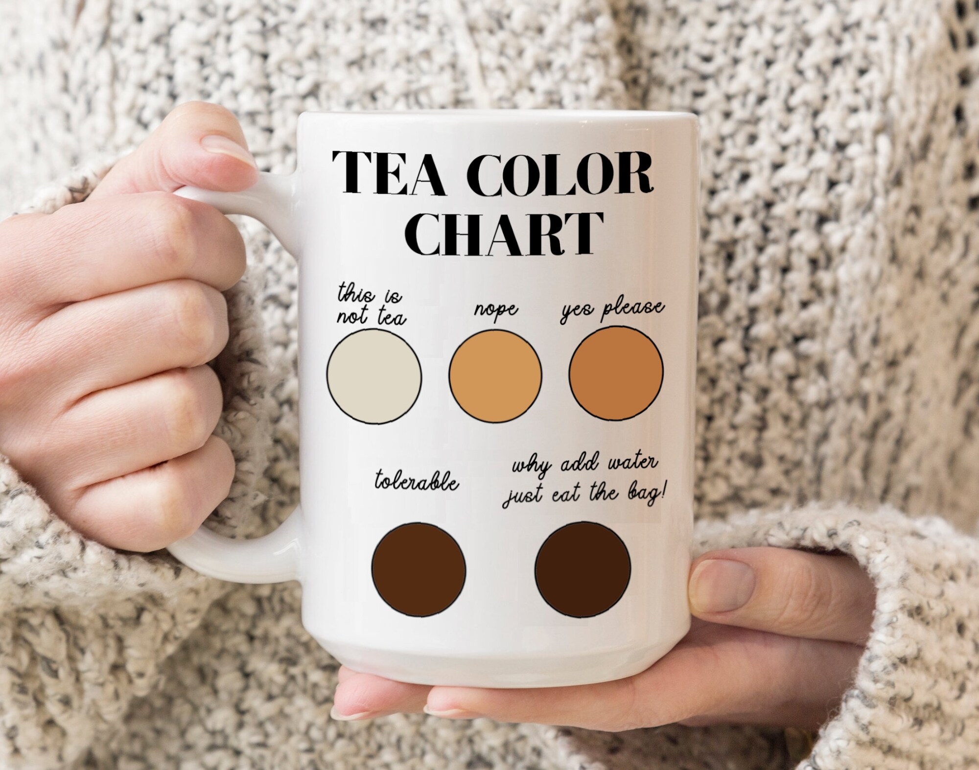 Tea Color Chart Mug