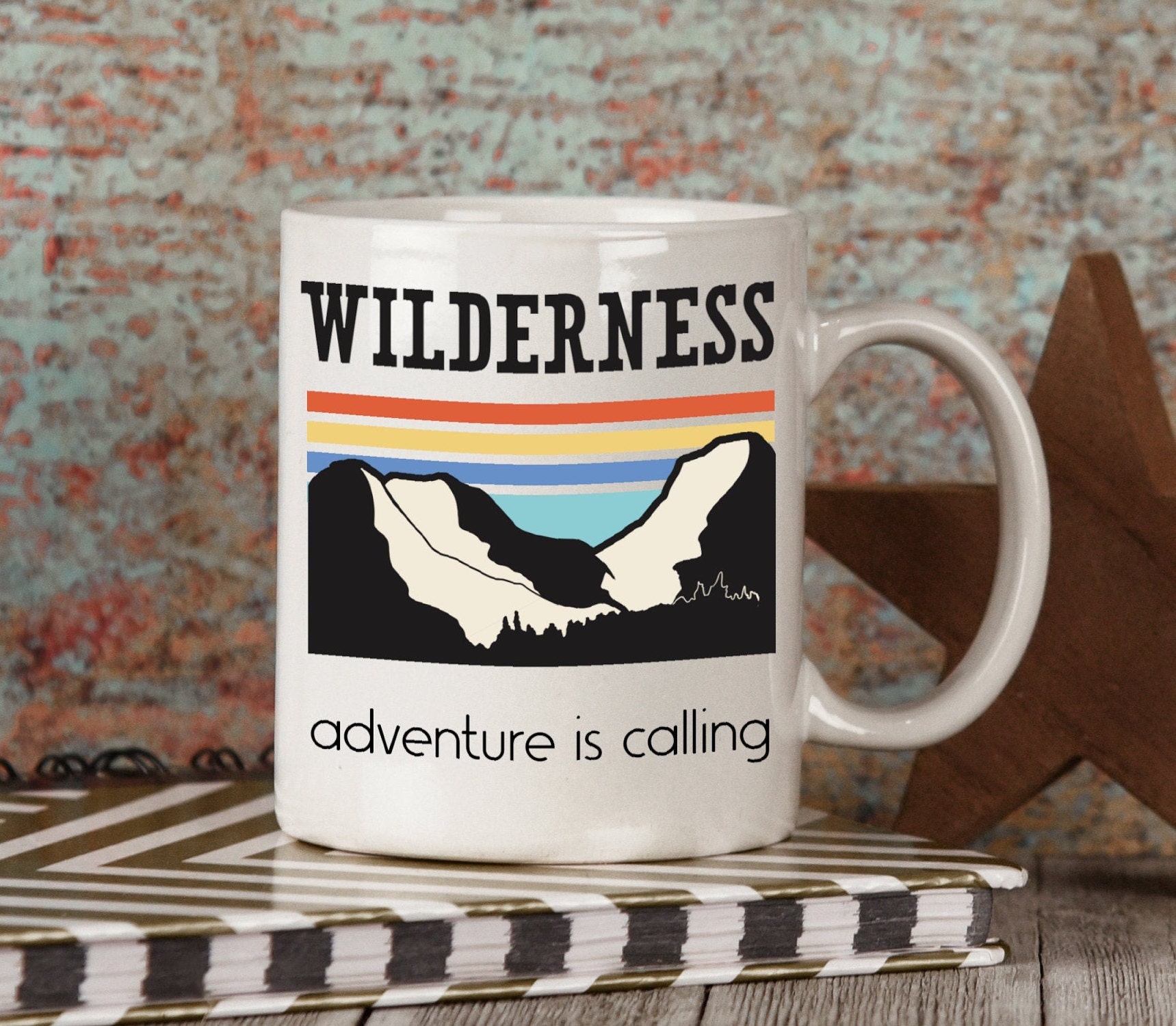 Cup Of Wild Coffee Outdoors Badges Adventure 1 pc