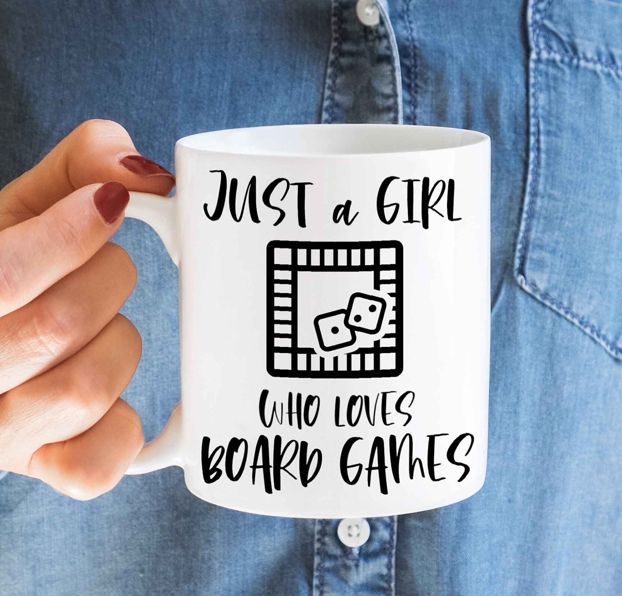 Just a Girl Who Loves Board Games Mug