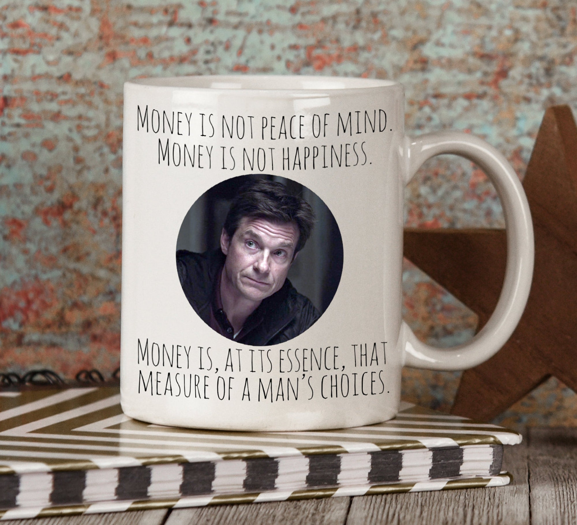 Discover Money is not peace of mind Mug