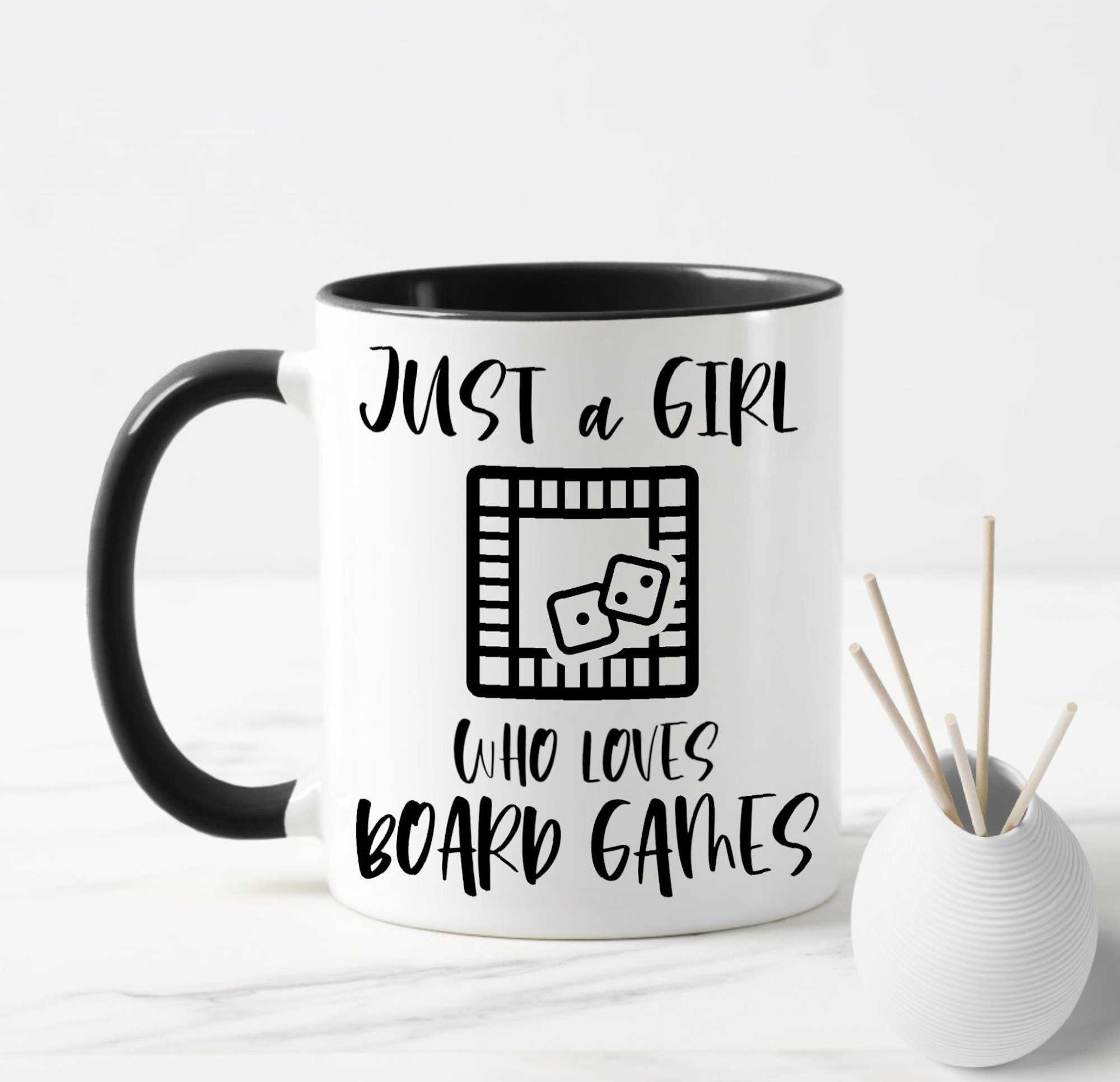 Just a Girl Who Loves Board Games Mug