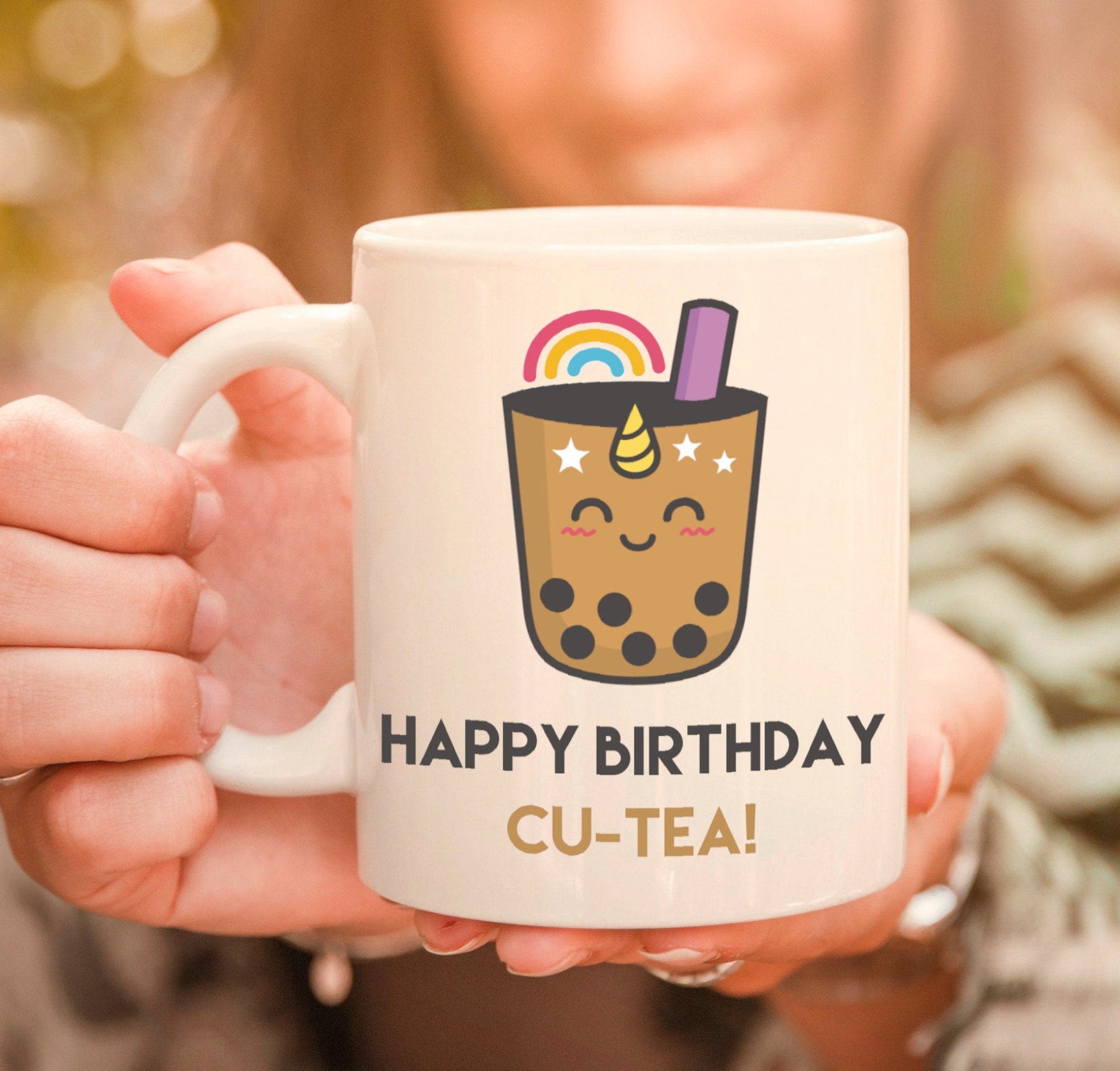 Discover Happy Birthday CU-Tea Mug