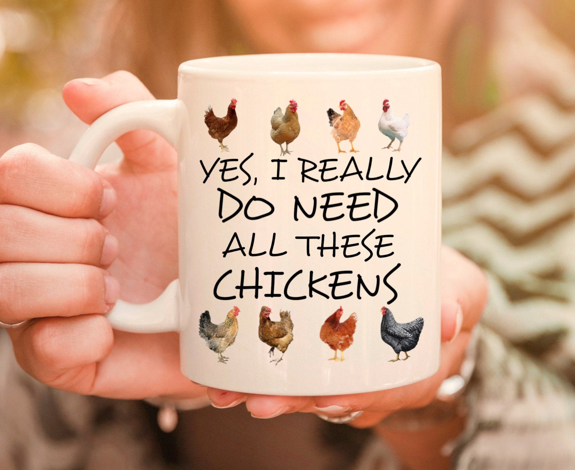 Discover Yes I really Do Need All These Chickens Mug