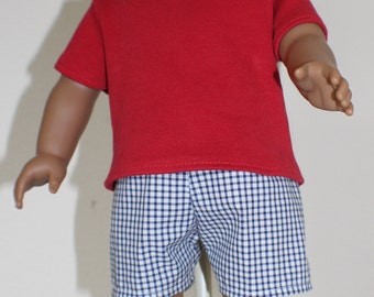 Doll shorts en top set
