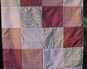 Doll Quilt Pink Patchwork